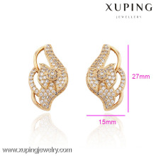 29754-Xuping Schmuck Mode Heißer Verkauf 18 Karat Vergoldete Ohrringe